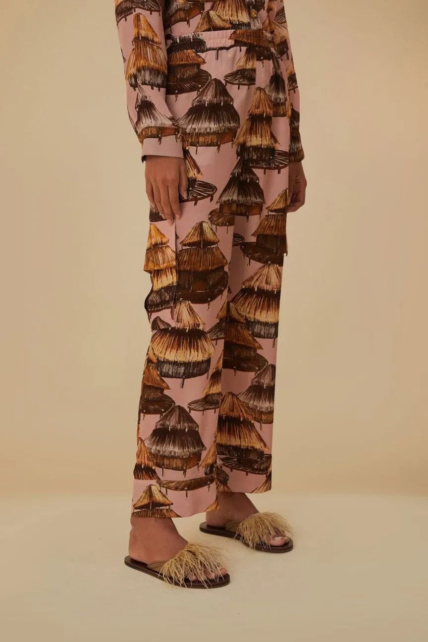 Sleek Fit Day-to-Day Wear Shuhu Beige Cargo Pants