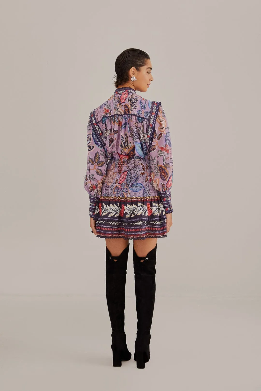 Statement Fashion Lavender Wild Night Mini Skirt