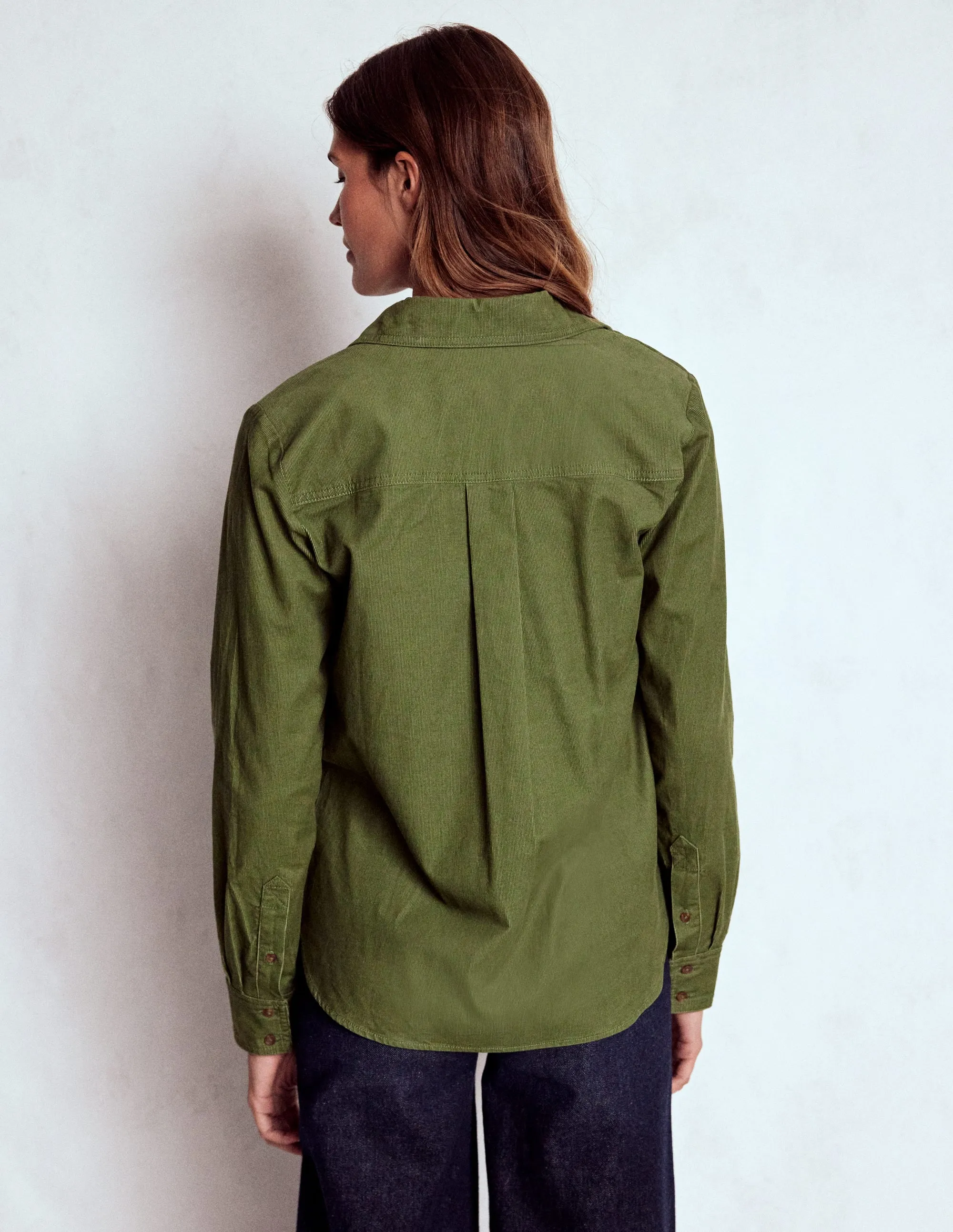 Sienna Cord Shirt-Fern Reversible Design Concept Lightweight Style
