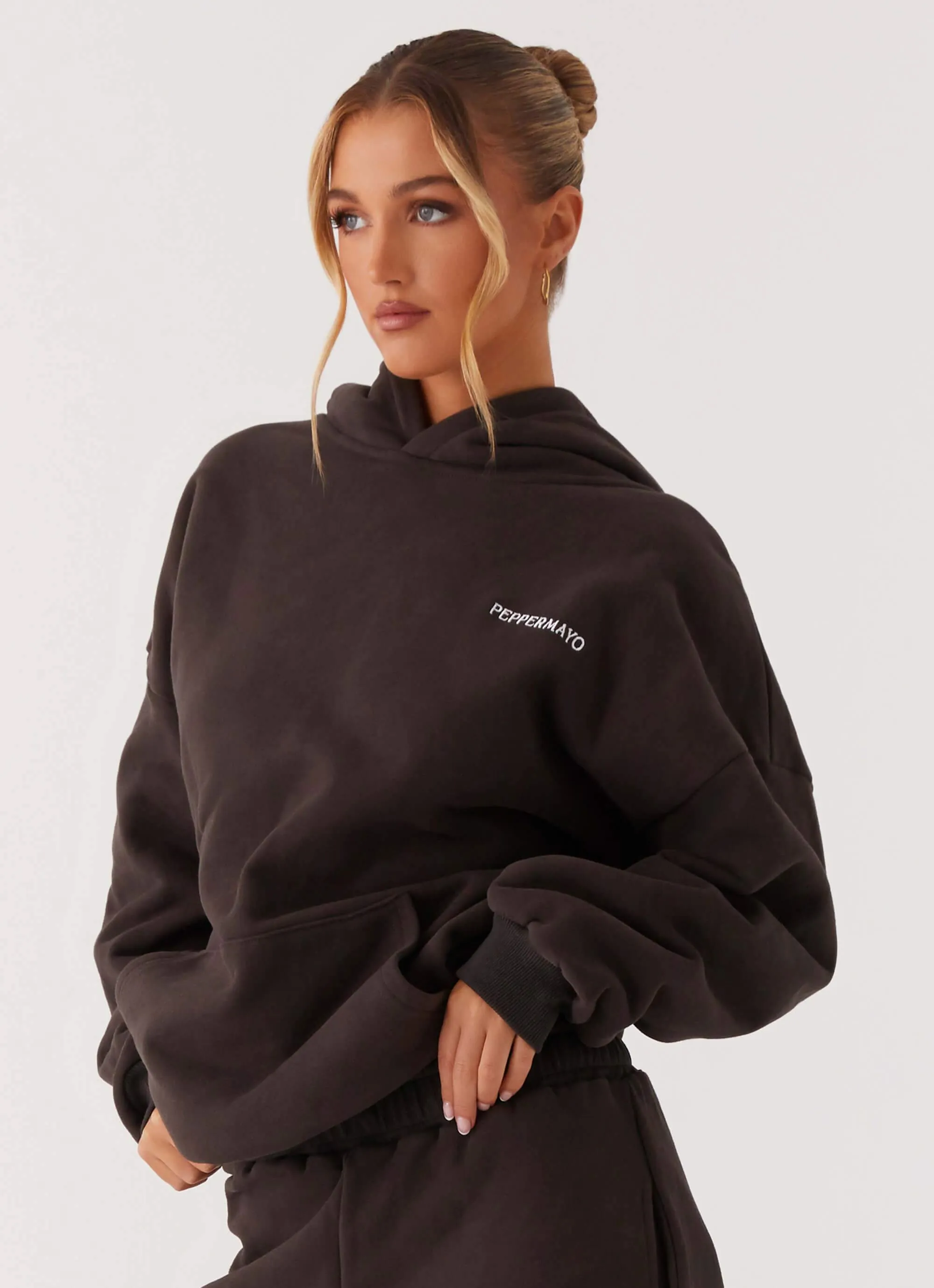 QuickDryFinish Signature Oversized Hoodie - Charcoal