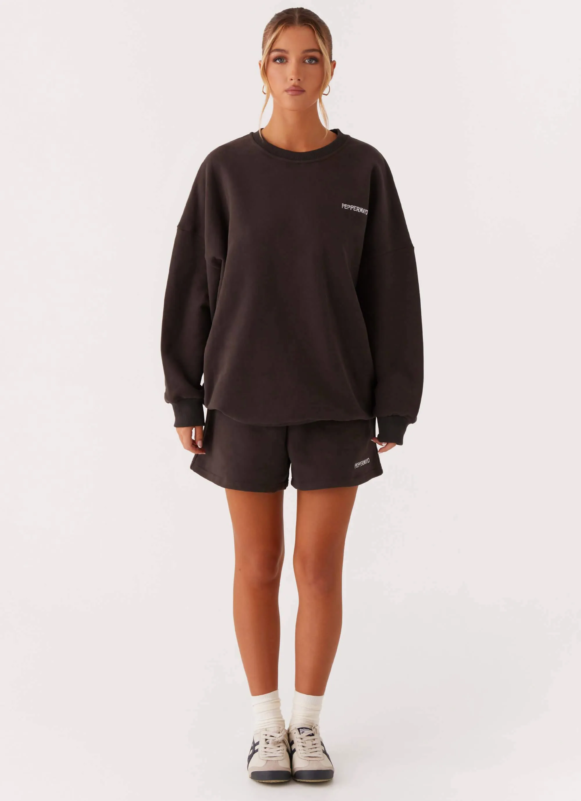 Signature Sweatshorts - Charcoal Lightweight Weave