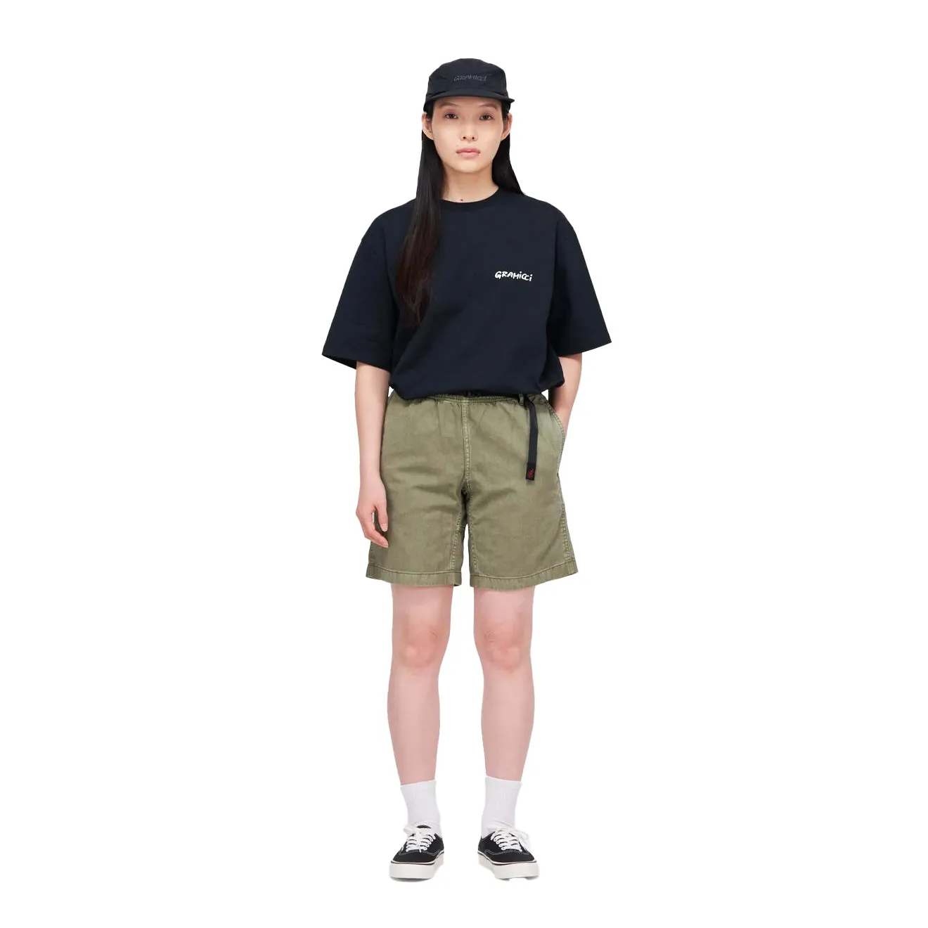 Gramicci Womens Pigment Dye G-Short Sage Chill Mode