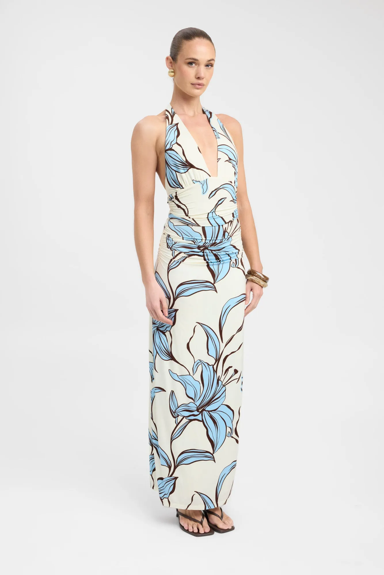 Flattering Waistband Willow Maxi Dress