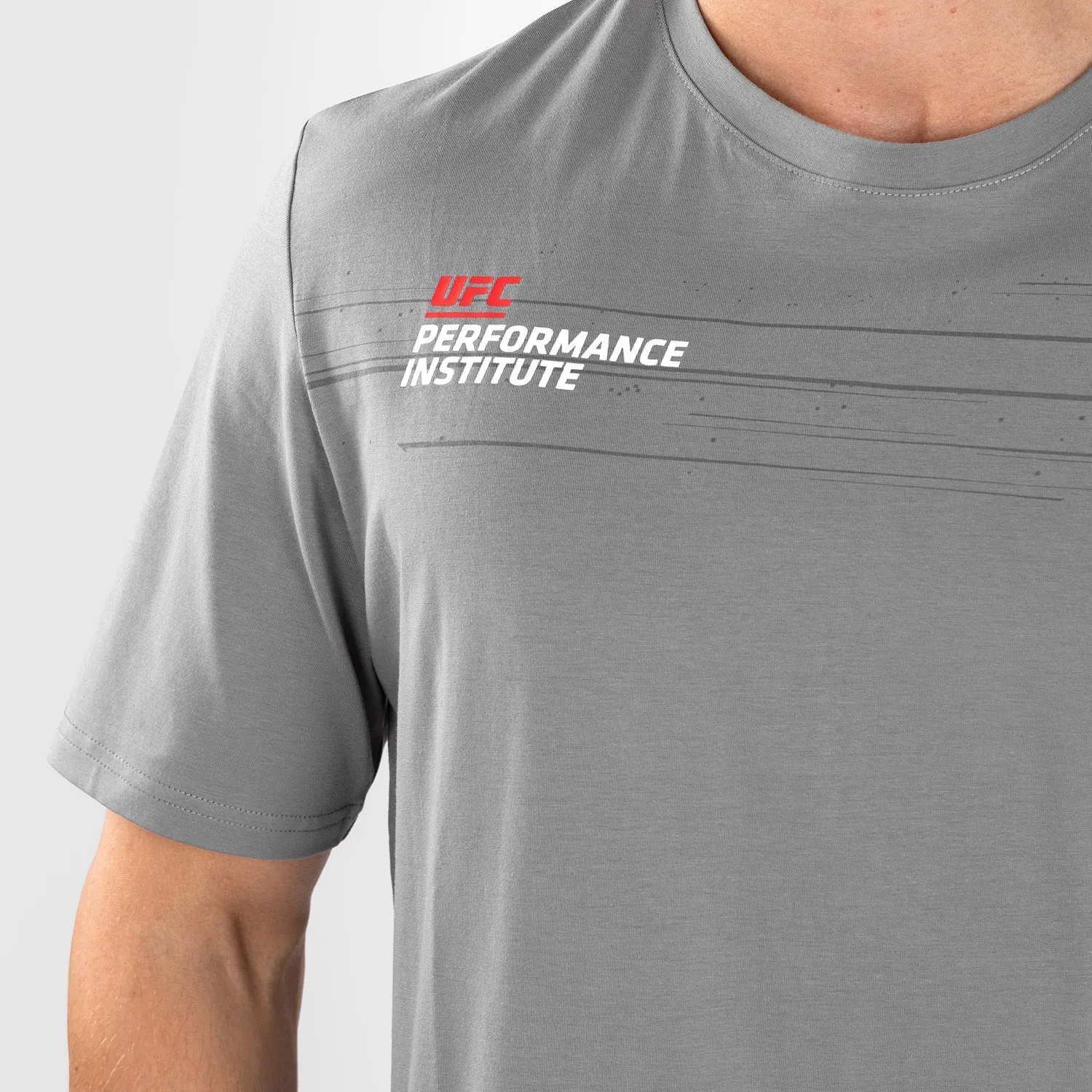 UFC Venum Performance Institute 2.0 Men??s T-Shirt - Grey Fade Resistant Dye