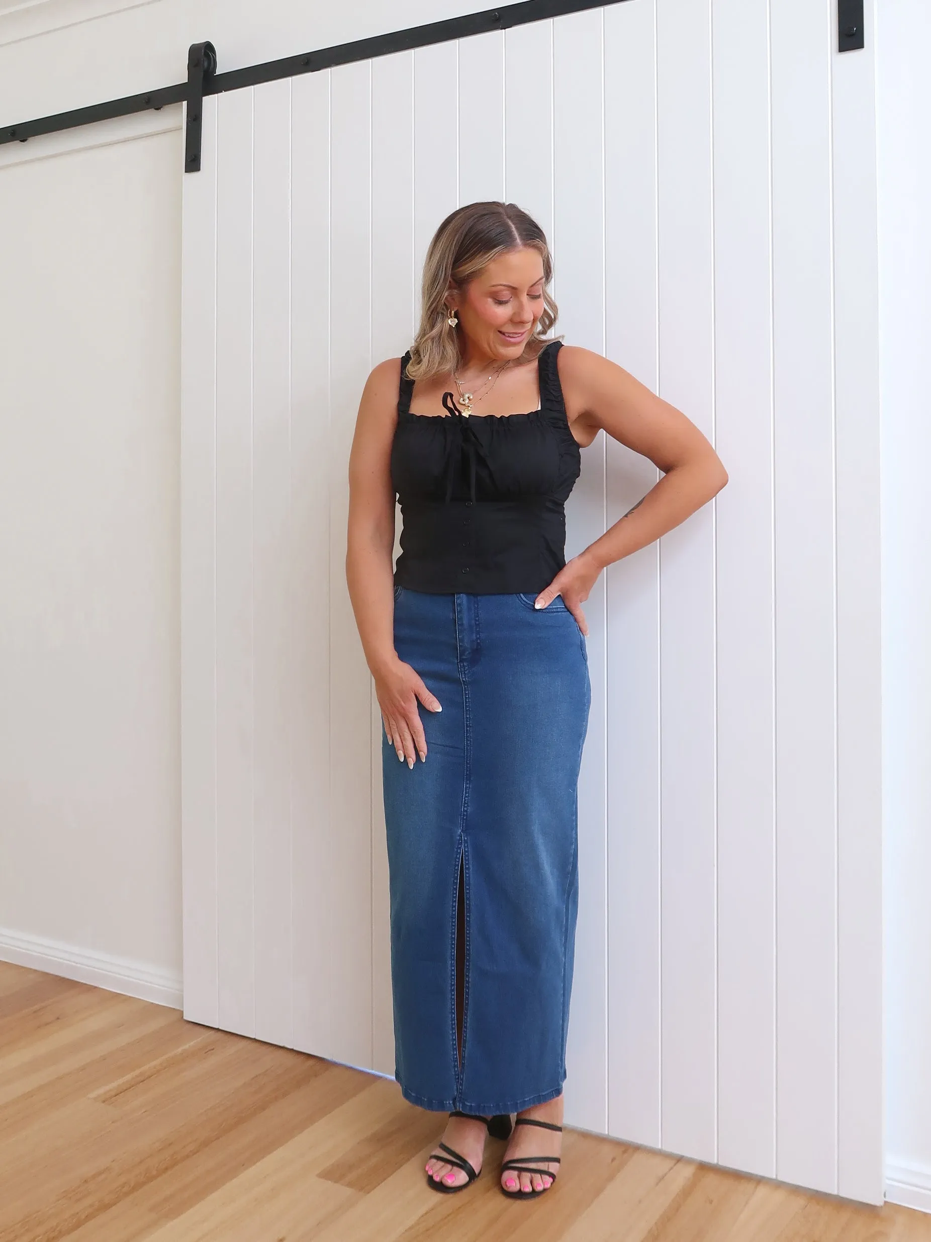 Ramsay Skirt - Dark Blue Media Feature