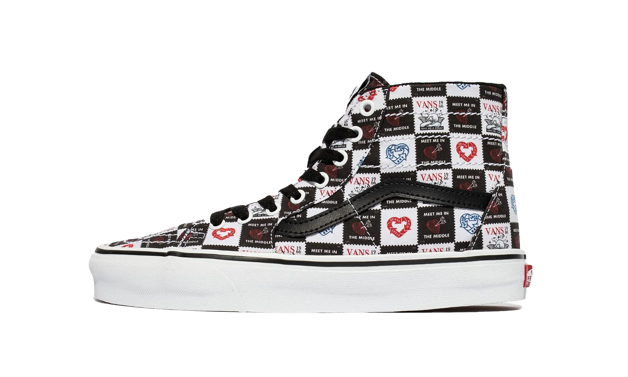 Sk8-Hi Tapered "Love Letters" Wear resistant Minimalist Footbed Design