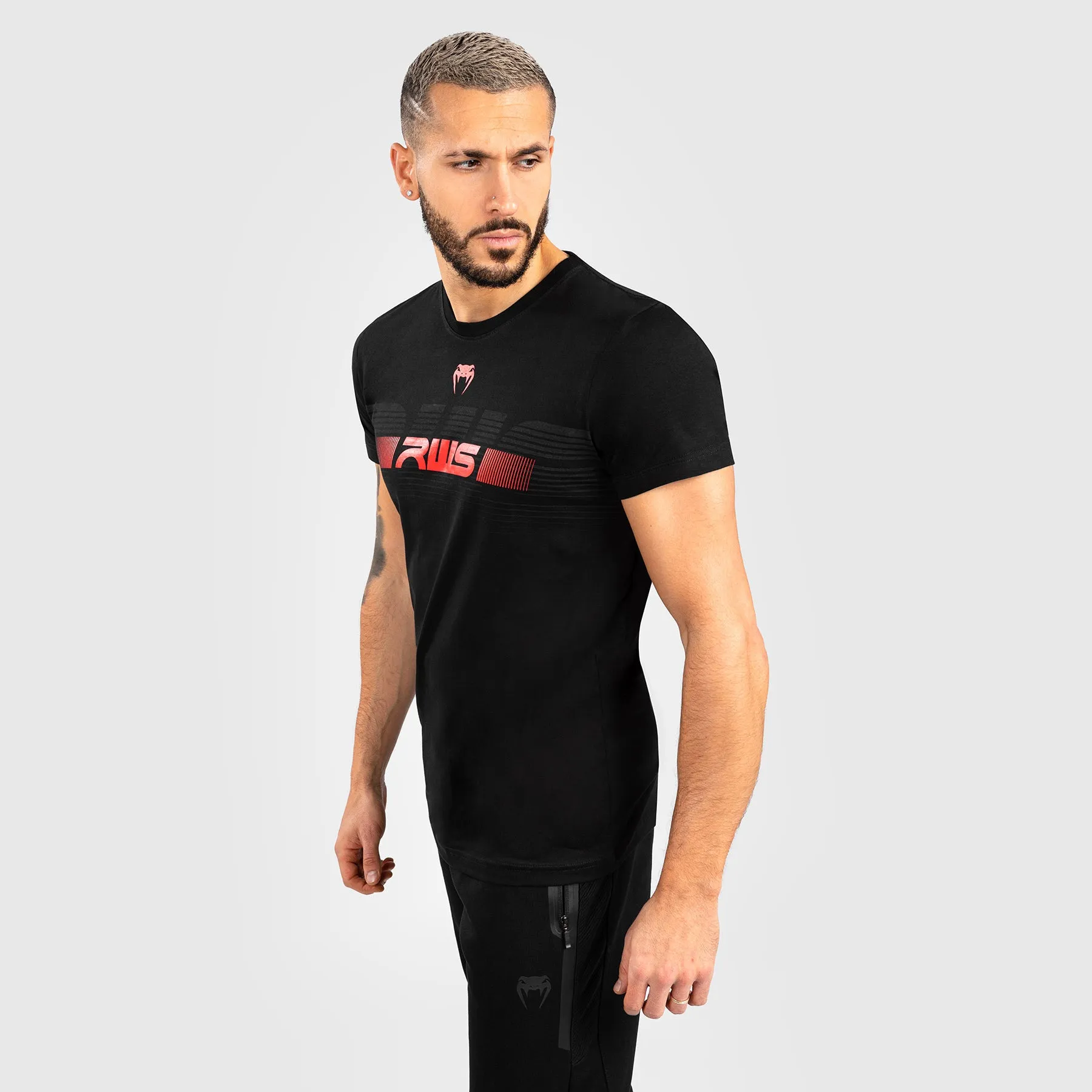 RWS x Venum T-Shirt - Black slim fit Quick Fit Comfort