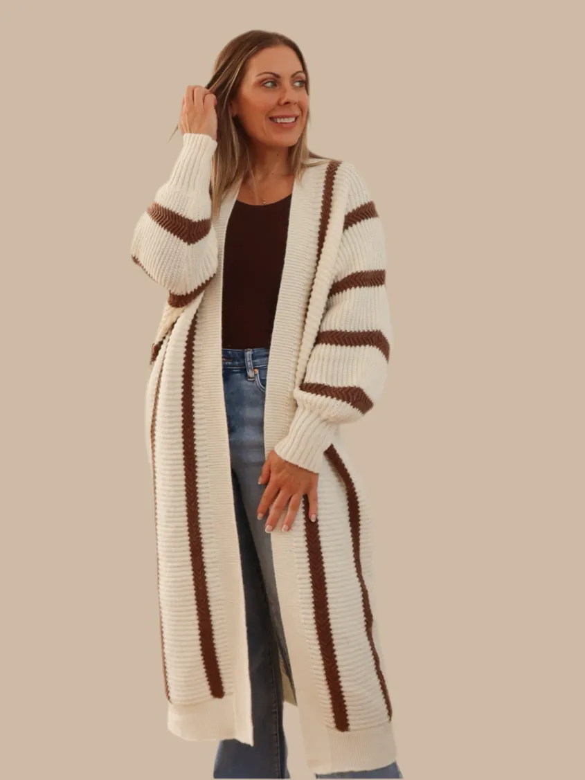 Natural Texture Paris Cardigan - Vanilla