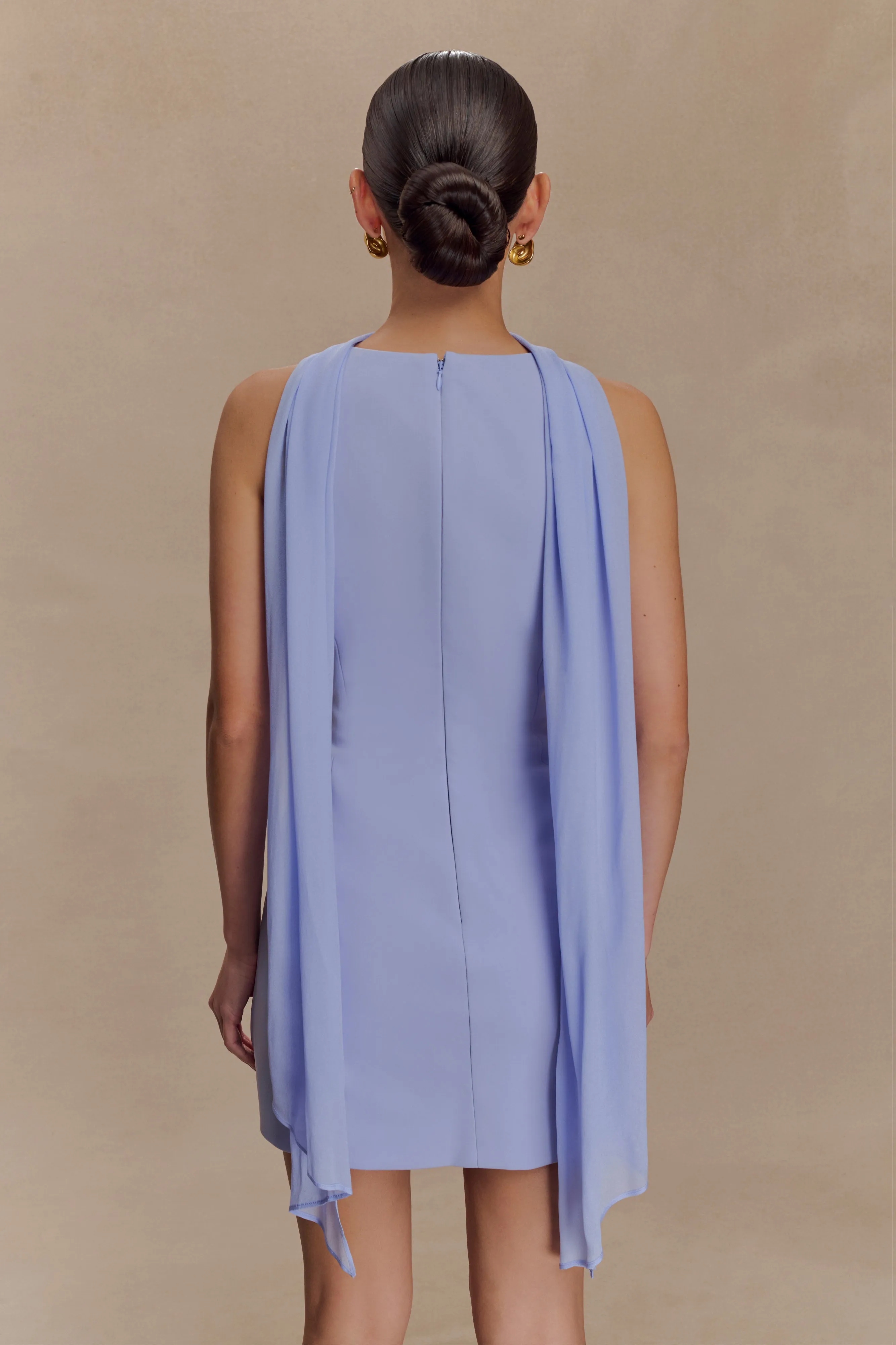 Skyler Suiting Embroidered Mini Dress - Lilac tailored look Weekend Edge