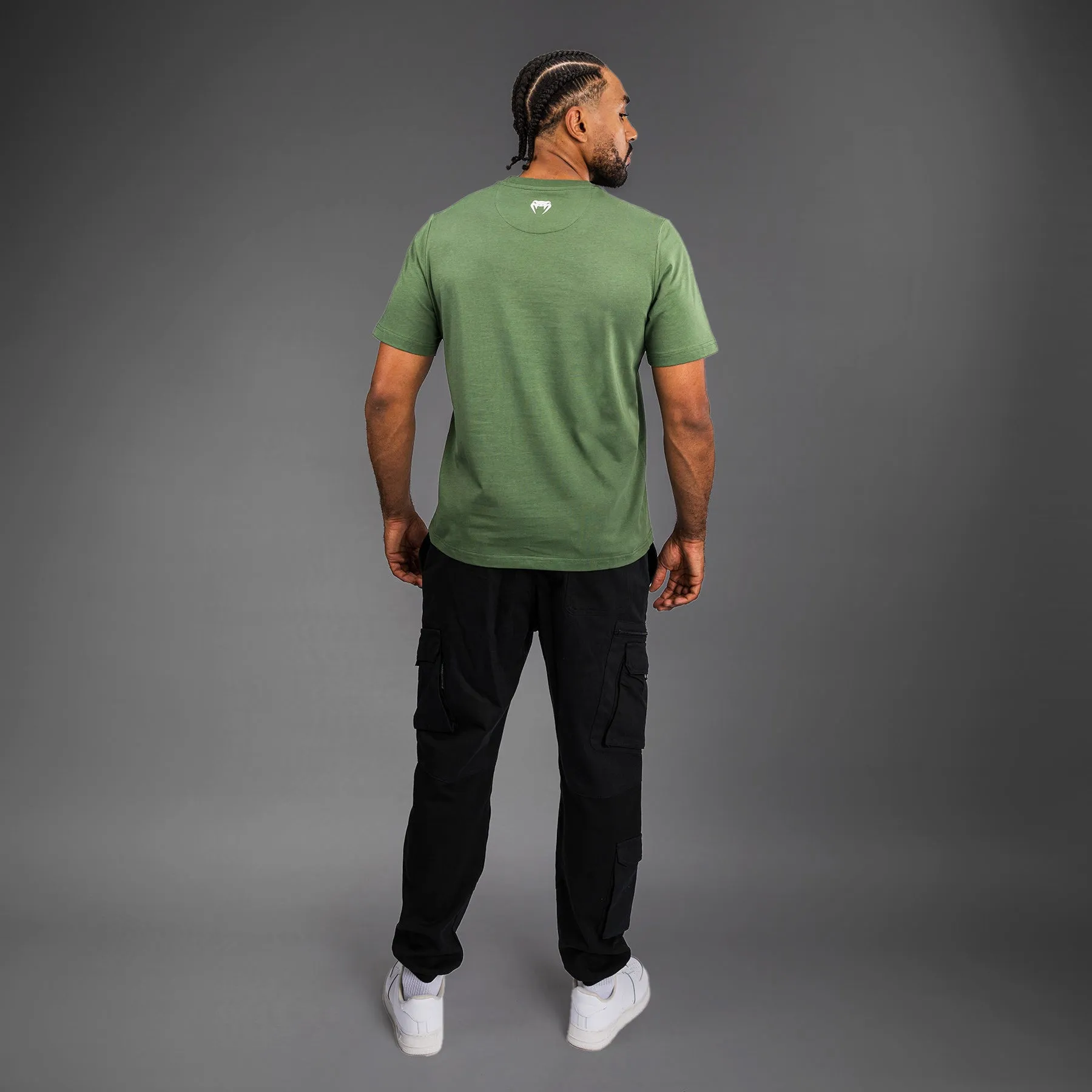 UFC by Venum Ulti-Man T-Shirt - Green Subtle Logo Placement Breathable Look