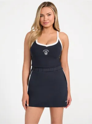 Blue Marigold Ribbed Active Tank Top Stylish Wearable