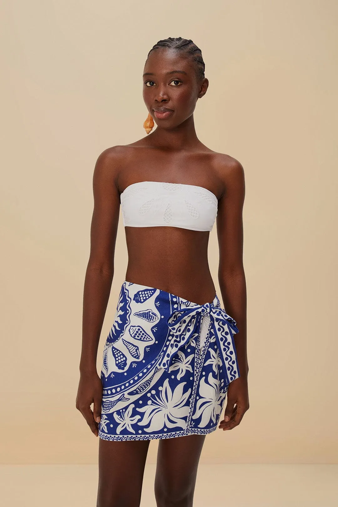 Off-White Ocean Scarf LENZING? ECOVERO? Euroflax? Mini Skirt Weekend Favorite