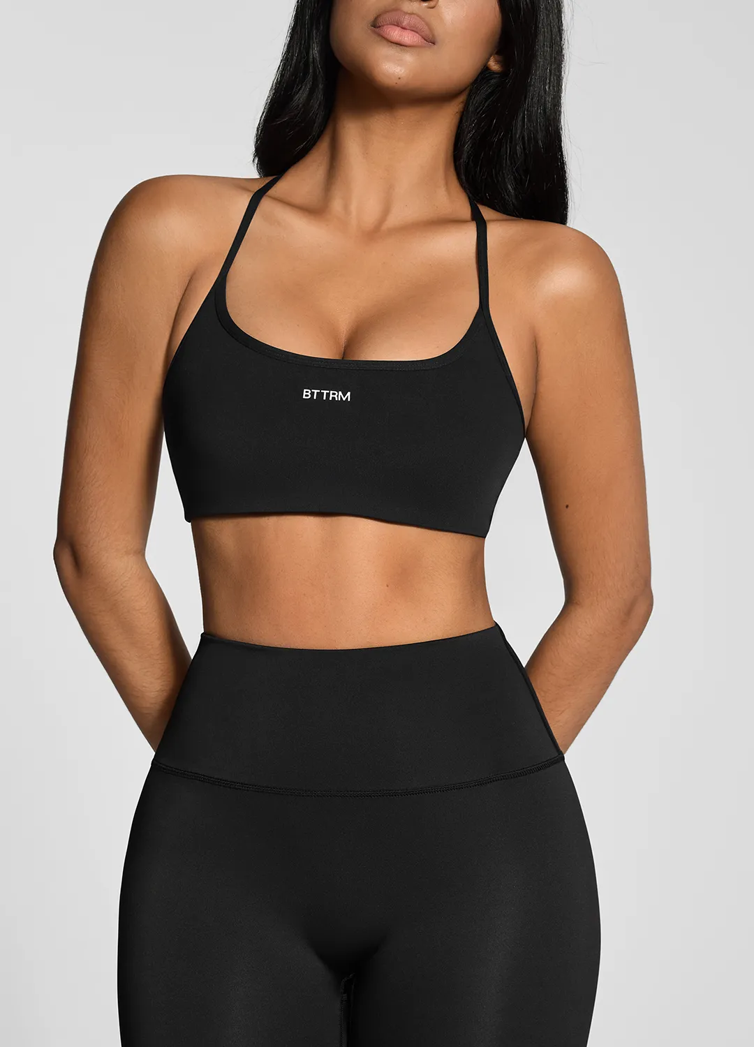 Slim Strap Sports Bra Minimalist Design
