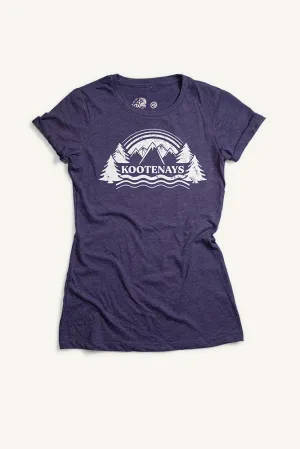 Kootenays T-shirt (Womens) Chic Casual Wear Fun Style