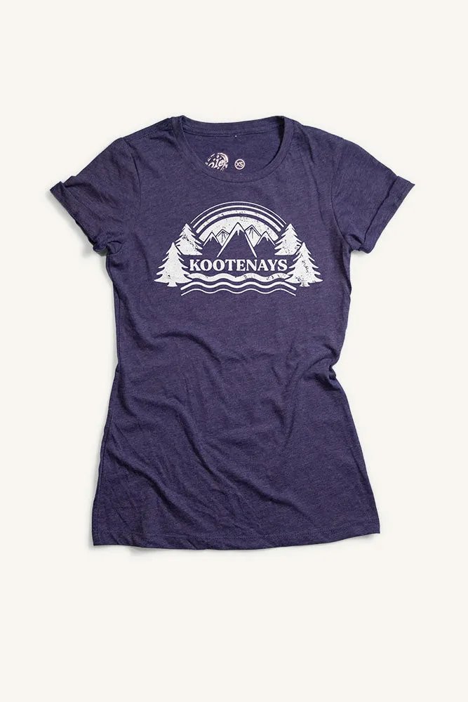 Kootenays T-shirt (Womens) Chic Casual Wear Fun Style