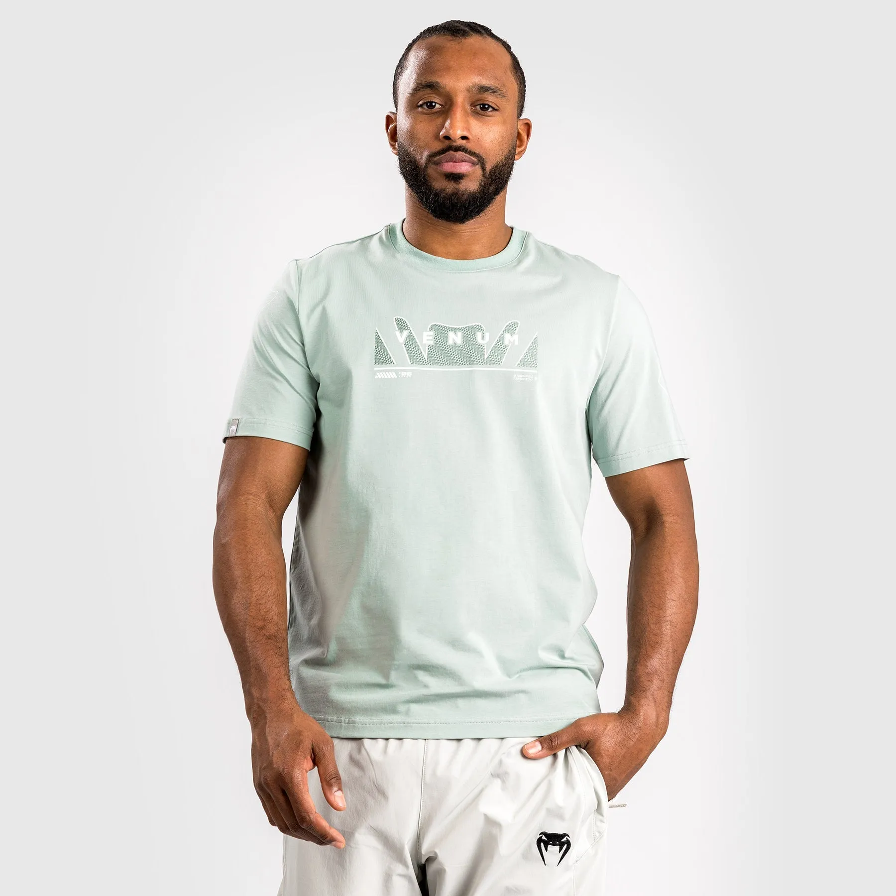 Venum Snake Print T-Shirt - Aqua Green Midweight Knit