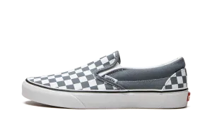 Slip On CHECKERBOARD "STORMY WEATHER" Step Fit