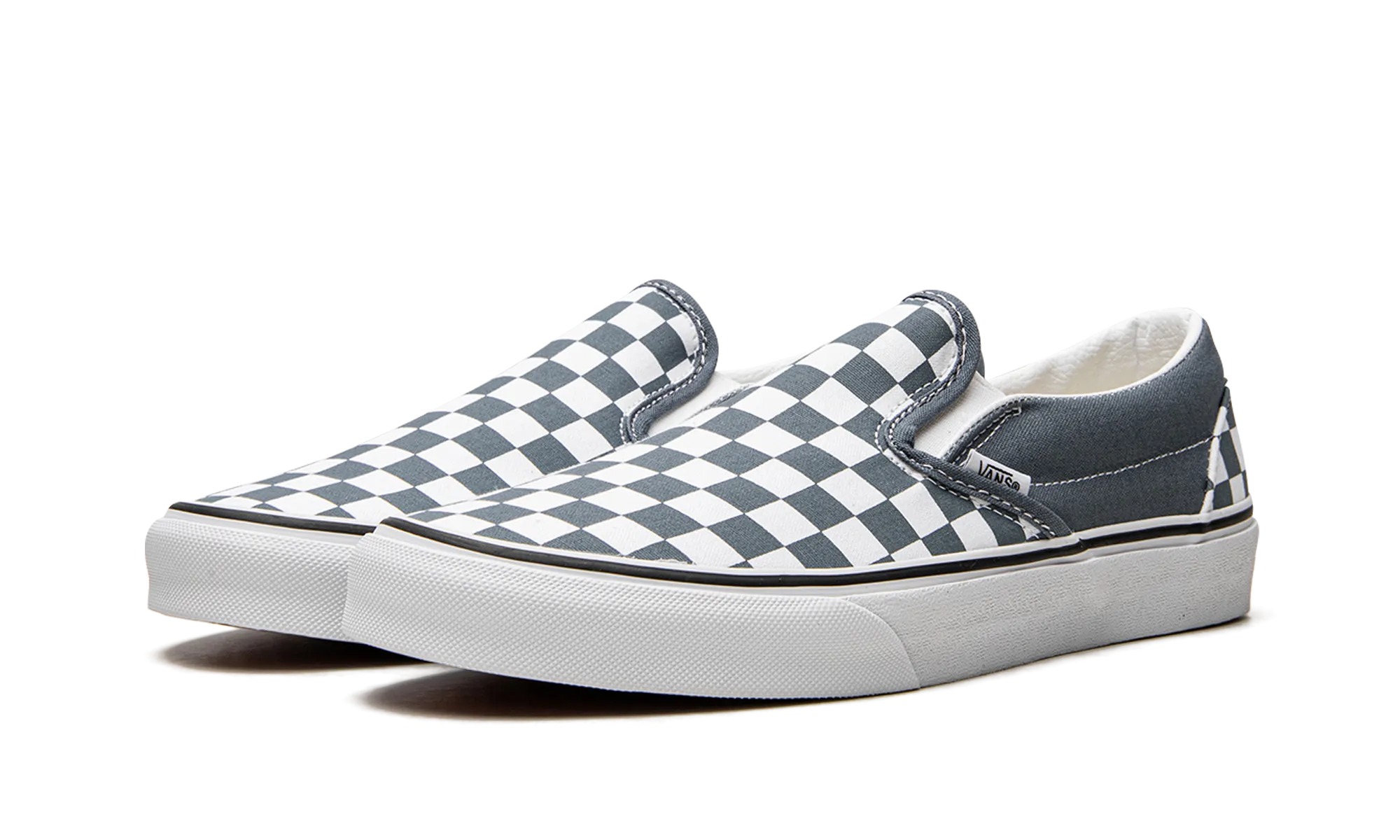 Slip On CHECKERBOARD "STORMY WEATHER" High Cushion