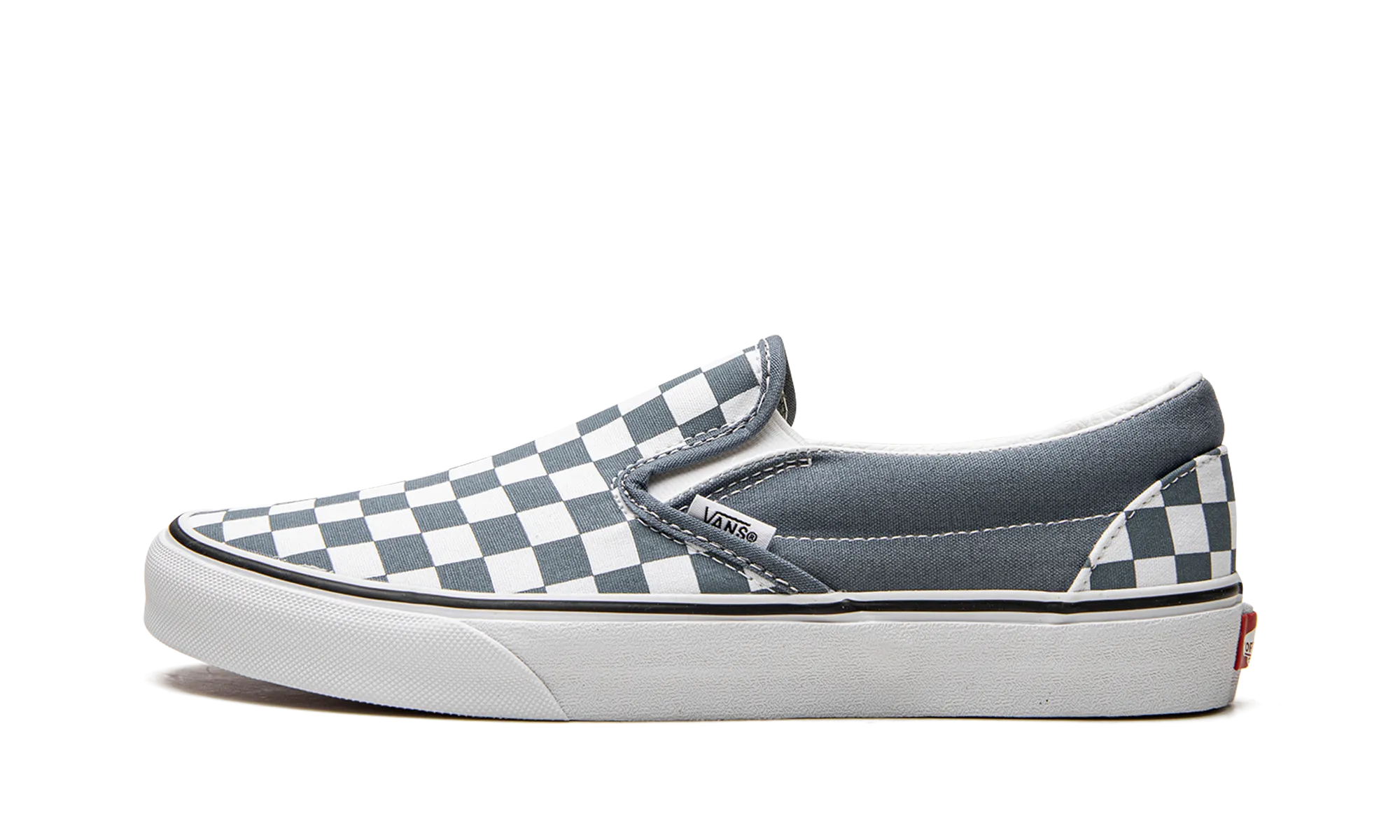 Slip On CHECKERBOARD "STORMY WEATHER" Step Fit