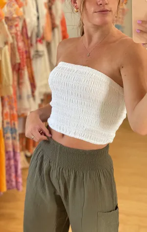 Smocked Tube Top Summer Ready