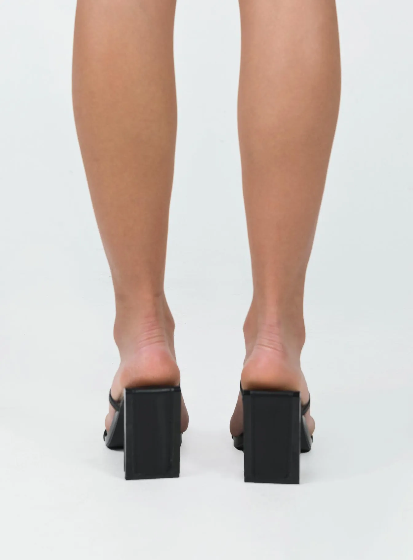 Stratford Heels Black Good Traction Comfortable ankle support