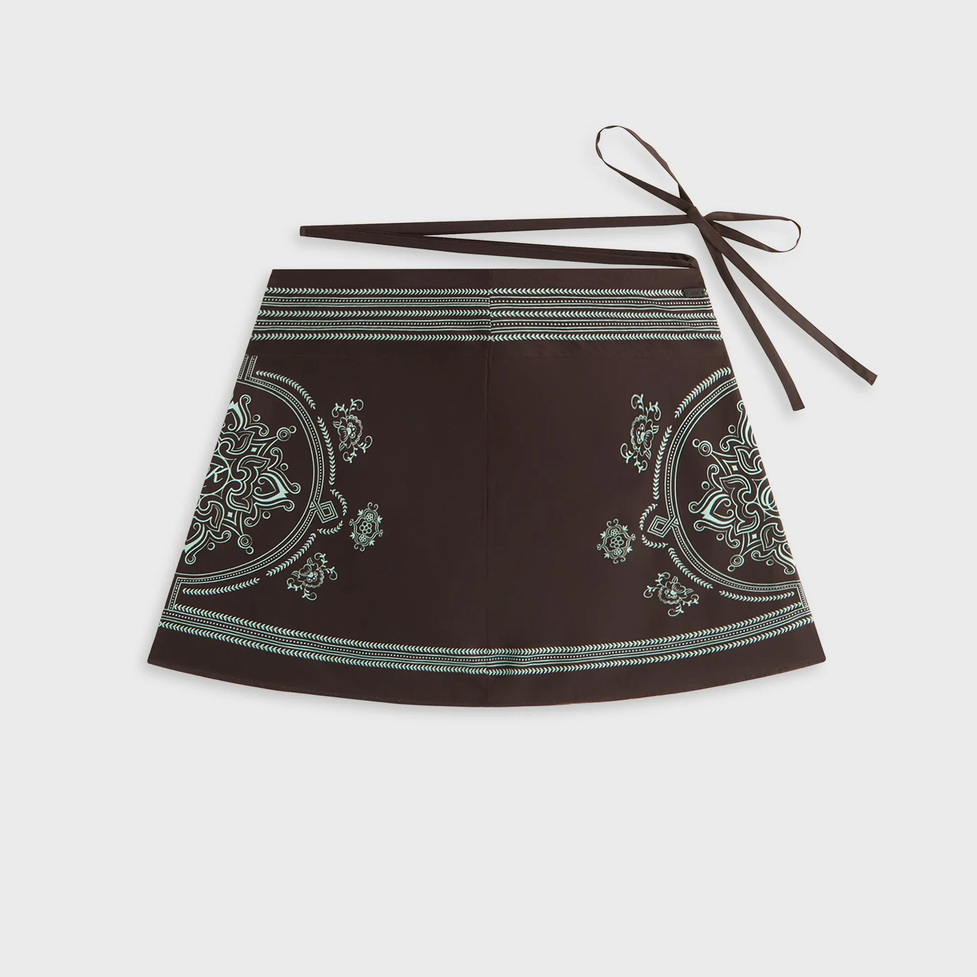 Refined Finish Travel Influence Kith Women Mako Medallion Wrap Skirt - Incognito