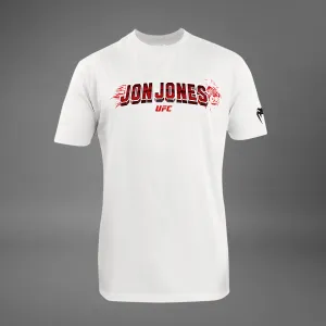 Summer Ready Men's UFC Unrivaled by Venum White Jon Jones T-Shirt