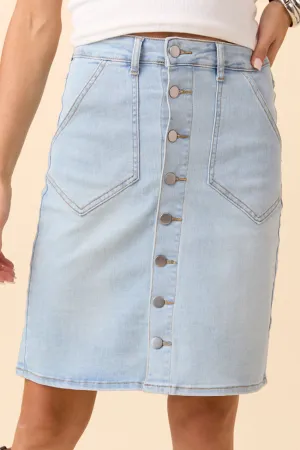 My Favorite Button Down Skirt Corduroy texture