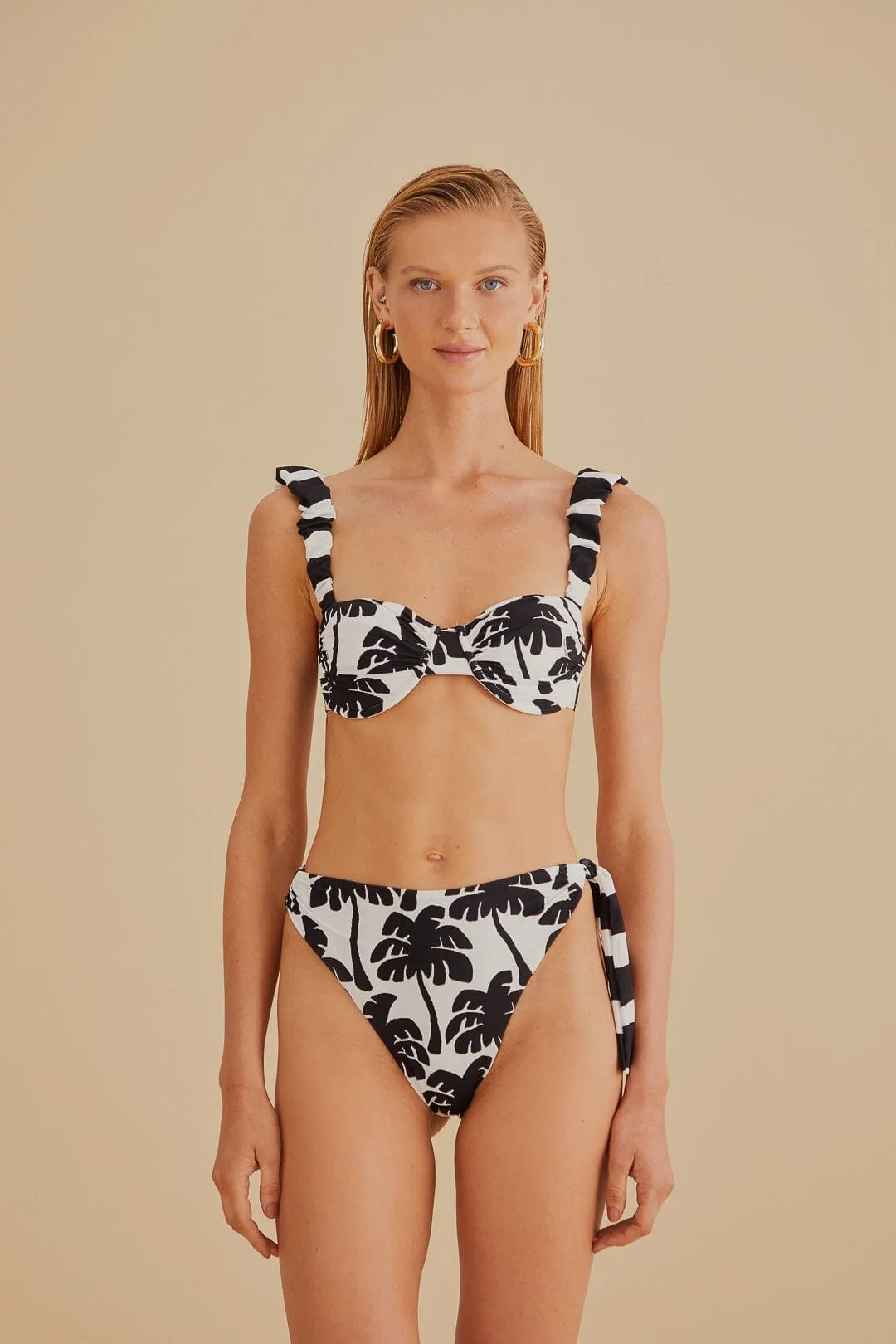 Bead Soul Basic Wear Coconut Underwire Bikini Top