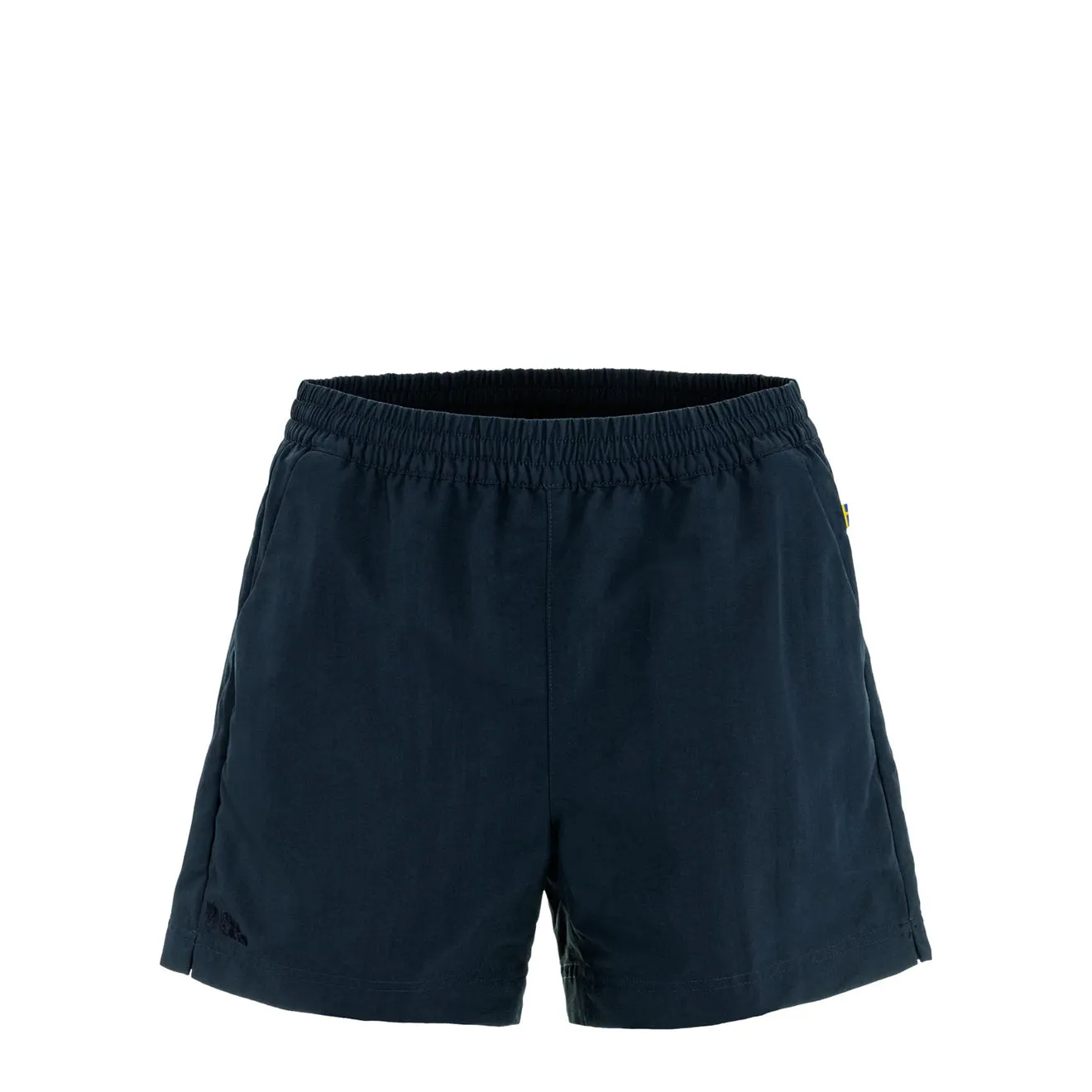 Fjallraven Womens Vardag Summer Shorts Dark Navy Soft Motion factory work