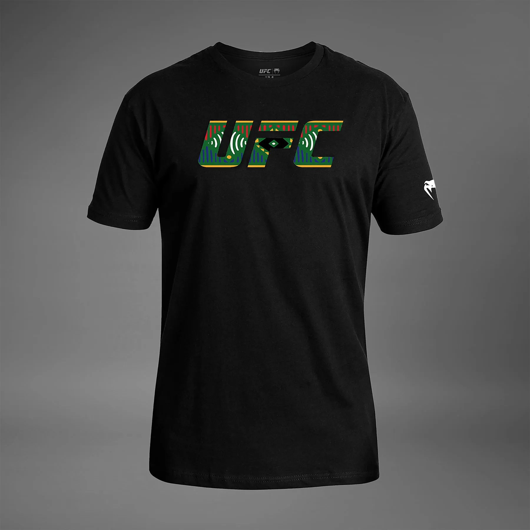 Men's UFC Unrivaled by Venum Black Dricus Du Plessis T-Shirt Durable Knitwear SkinFriendlyFibers