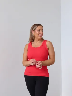 Charlee Tank - Red Travel Flexible strong armor