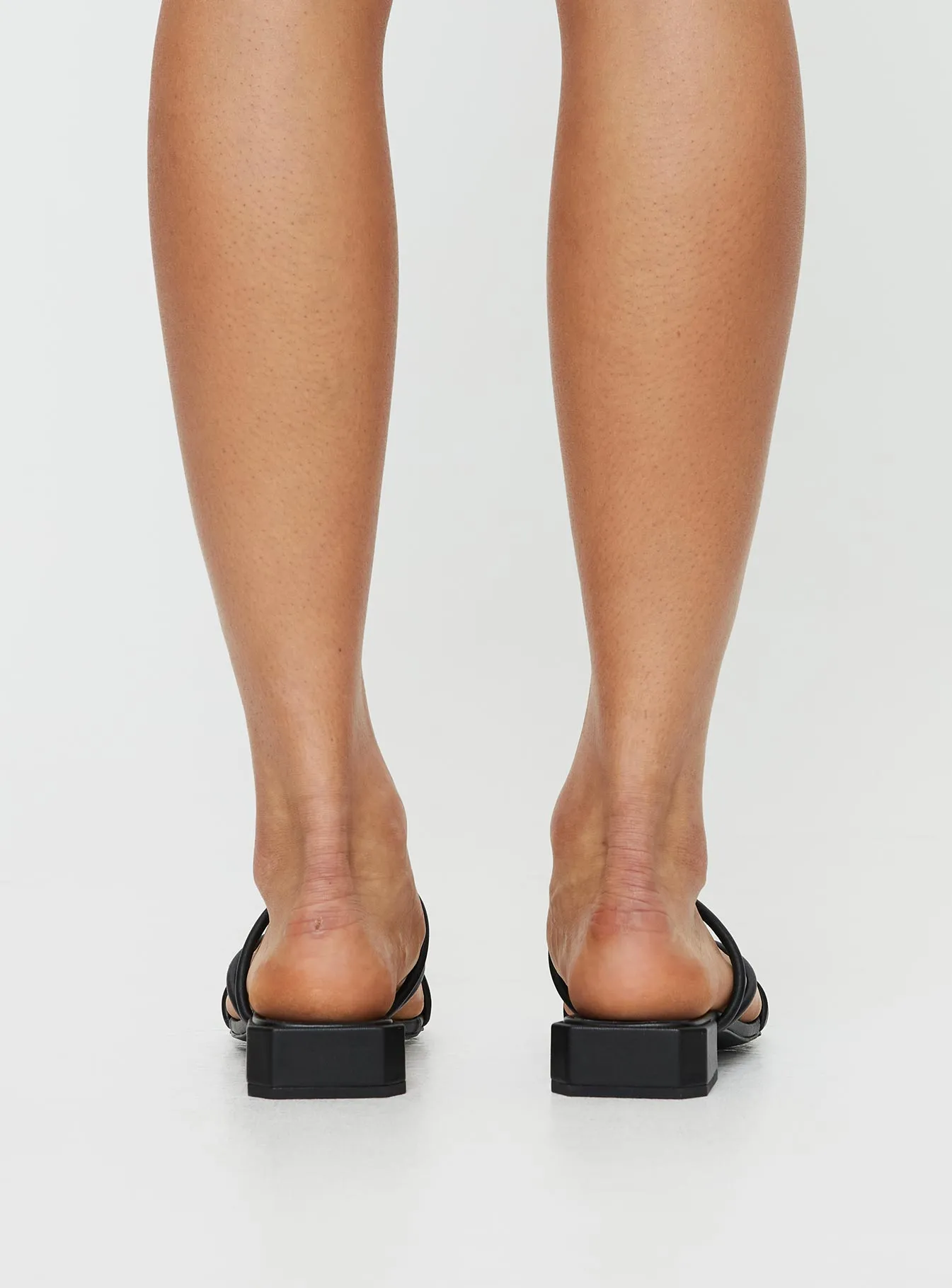 Therapy Enza Heels Black Designer Platform Shoes Durable Build