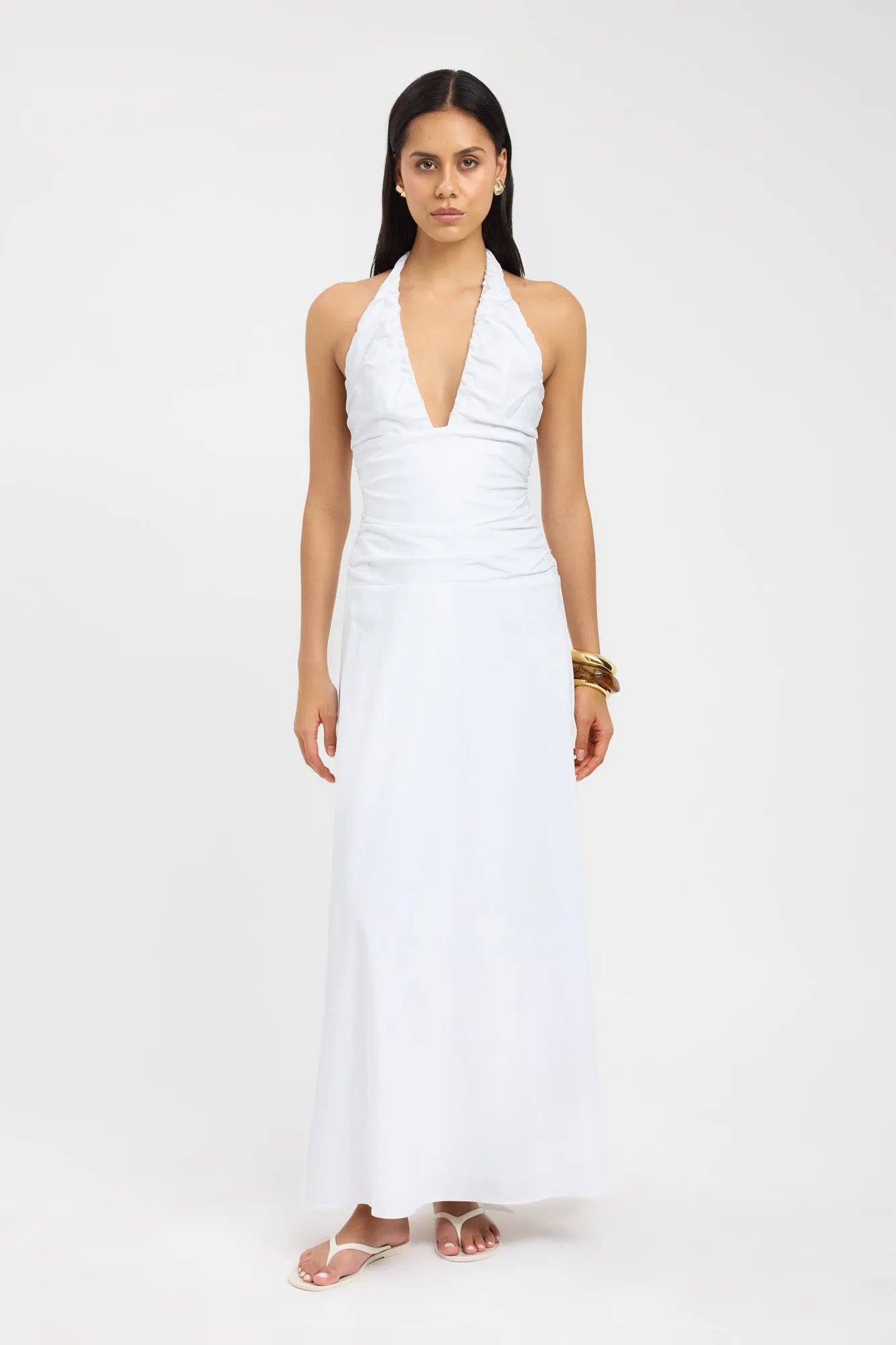 Solana Low Cut Dress Versatile Piece Moment Light