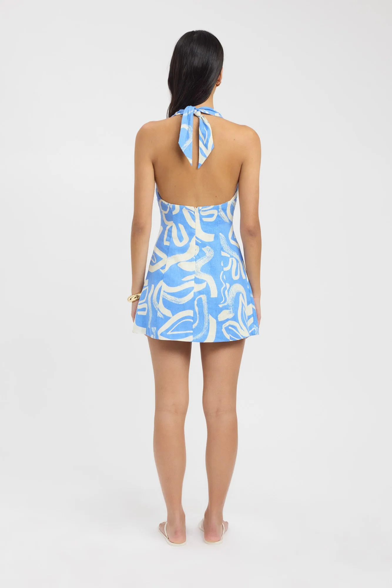 Understated Glam Soley Vee Mini Dress