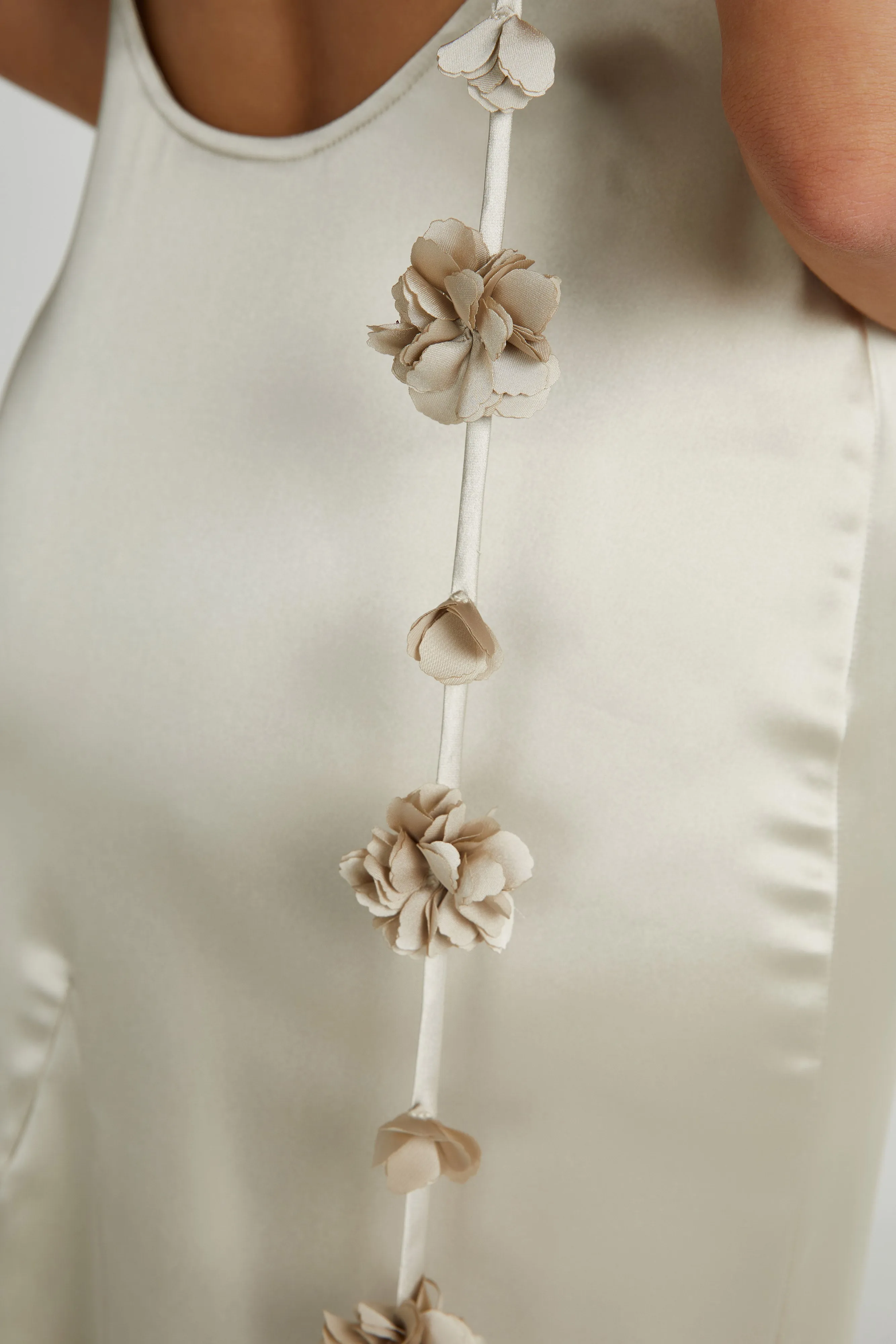 Elenora Rose Gown - Blush Gold Smart Casual Minimal Motion