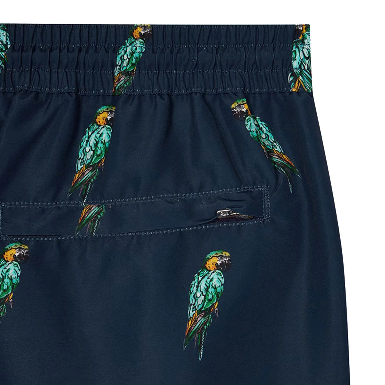 Paul Smith Parrots Print Swim Shorts Navy Cool Comfort Fun Design