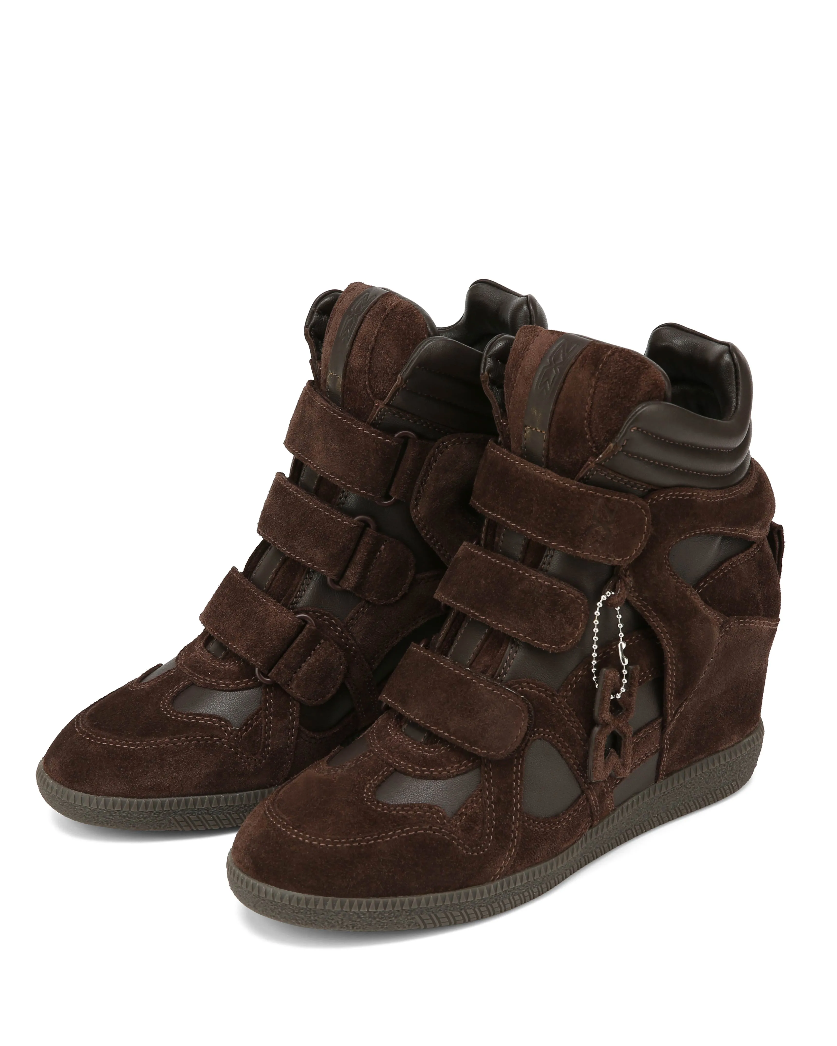 Zip Up Demmi Brown Leather/Suede