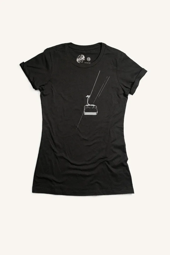 Ski Lift T-shirt (Womens) Versatile Style Easy and Relaxed