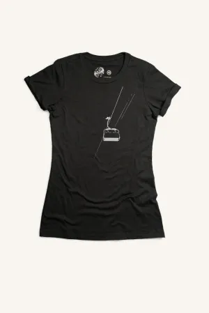 Ski Lift T-shirt (Womens) Versatile Style Easy and Relaxed