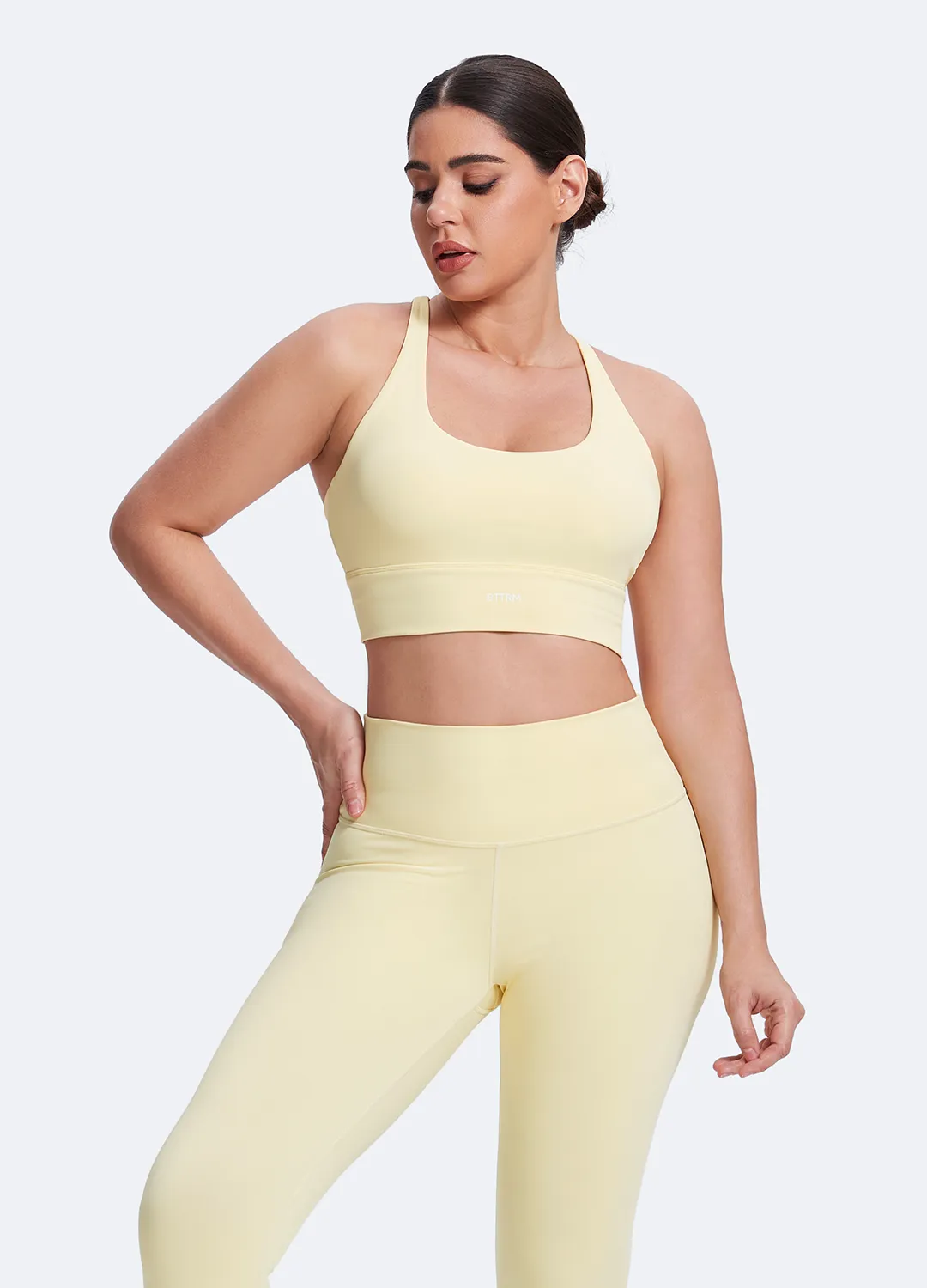 Straps and Support Bra smooth material All-Day Closure