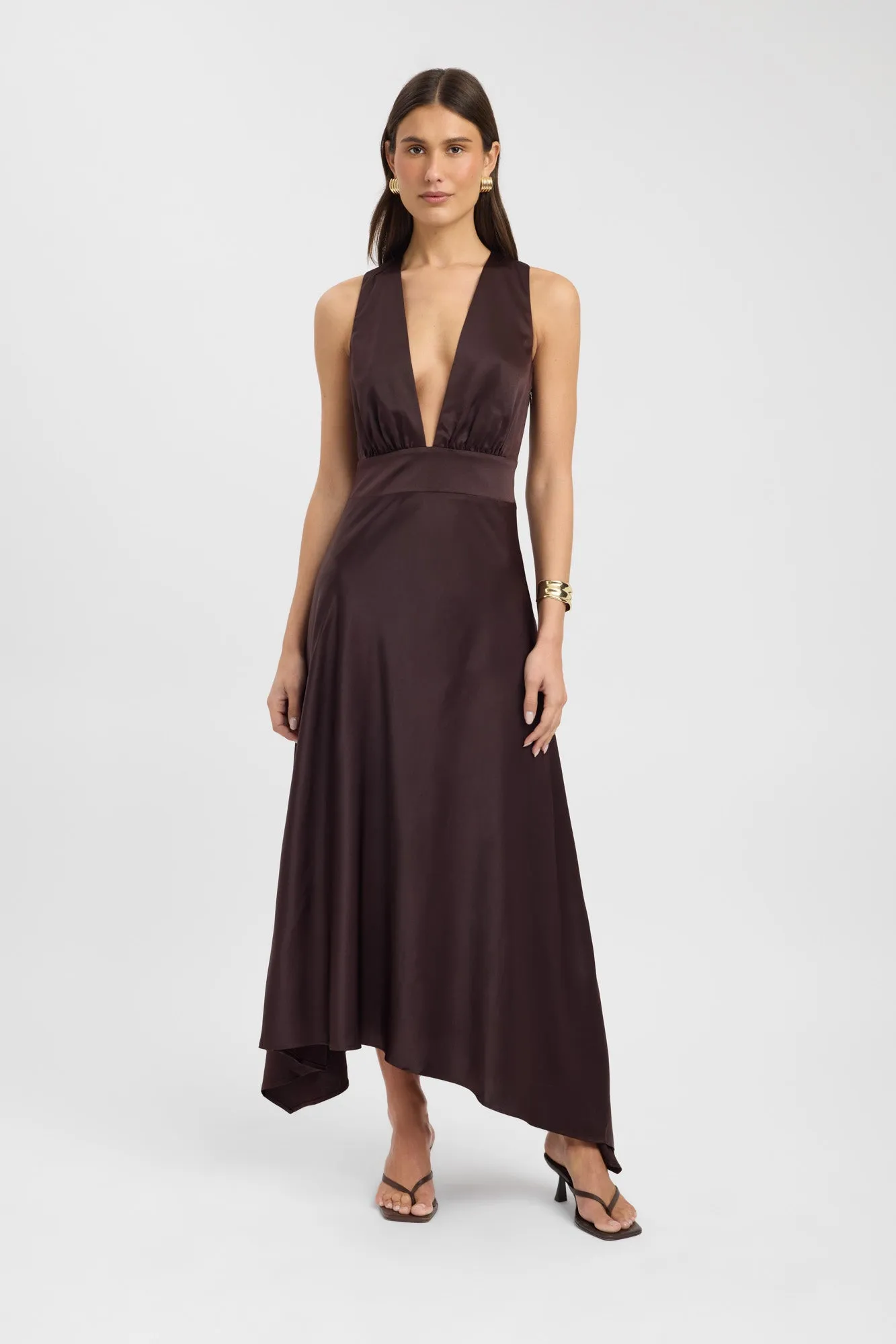Palermo Plunge Maxi Dress Oversized-Fit