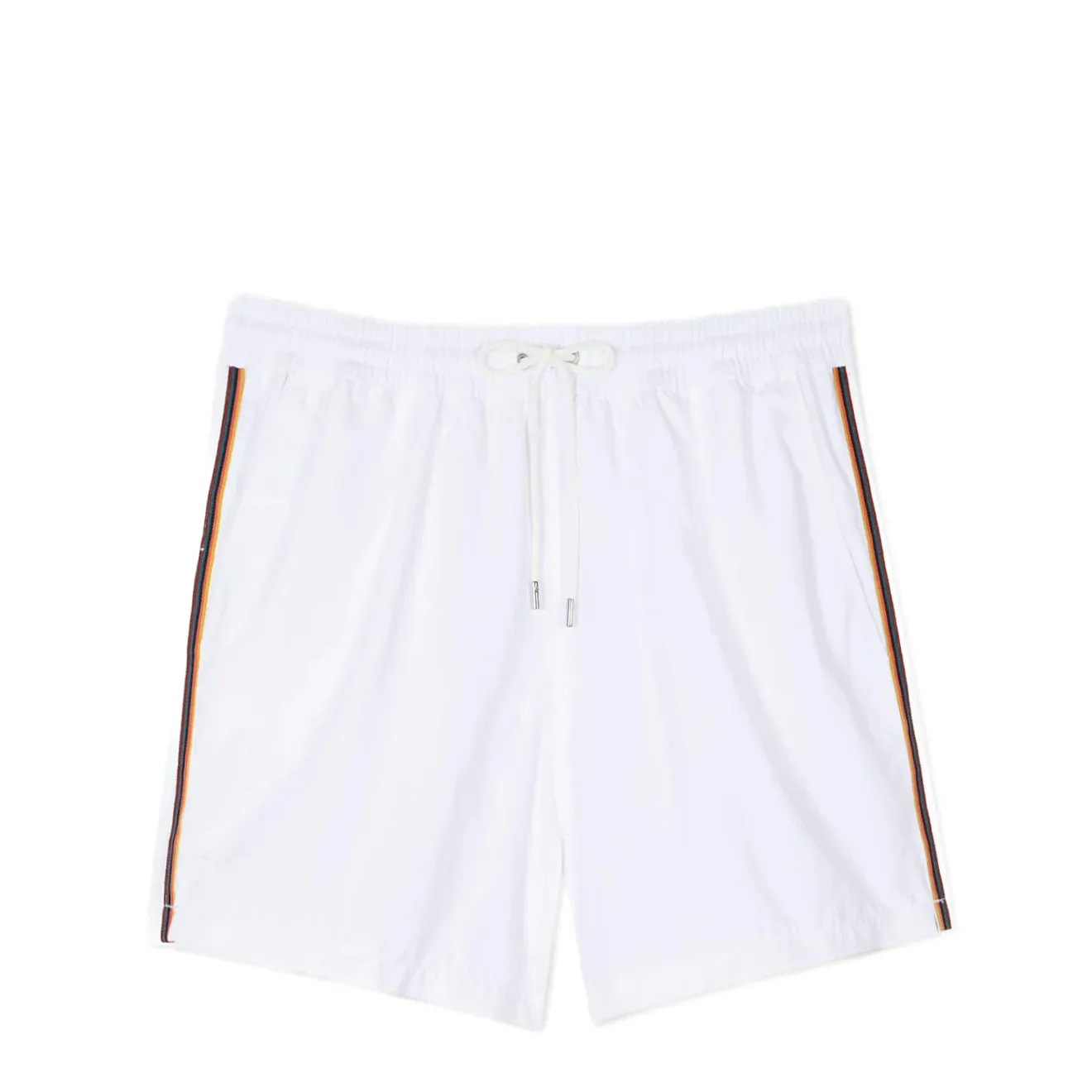 Paul Smith Artist Stripe Swim Shorts White Street Layers easygoing look
