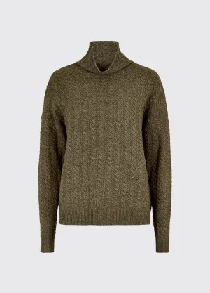 Hopkins Ladies' Relaxed fit sweater - Dusky Green Relaxed Armhole Fit