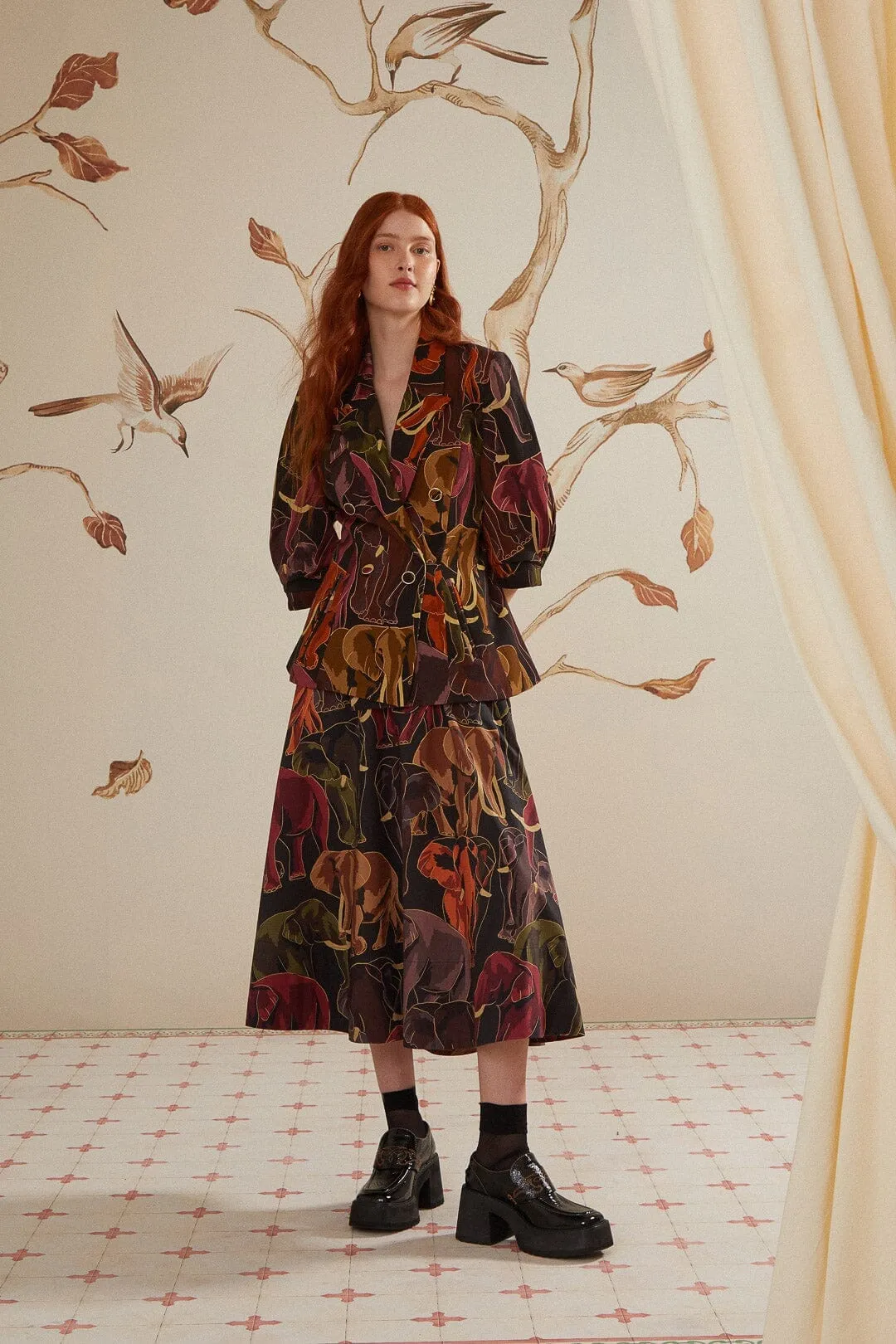 Green Elephants Skirt Mood Outfitboard