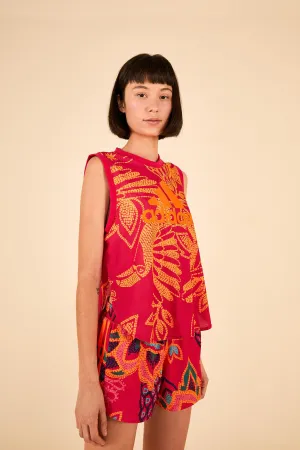 Adidas Farm Tank Top Vivid Berry Professional Clothing NonBindingEdges