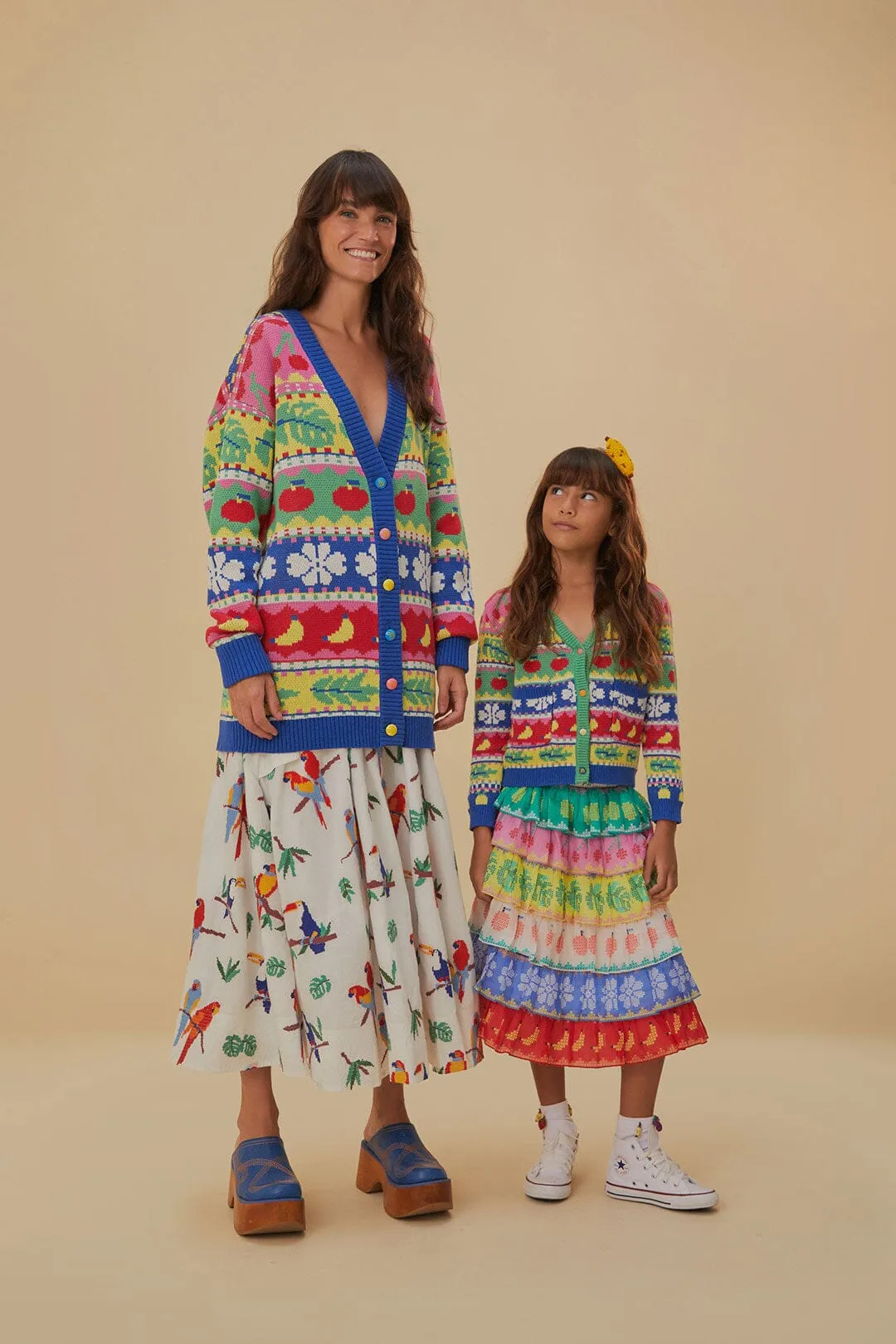 Side Slit Breezy Edge Sweet Orchard Kids Skirt