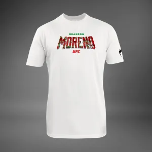 Men's UFC Unrivaled by Venum White Brandon Moreno T-Shirt Timeless Style Minimal Layers