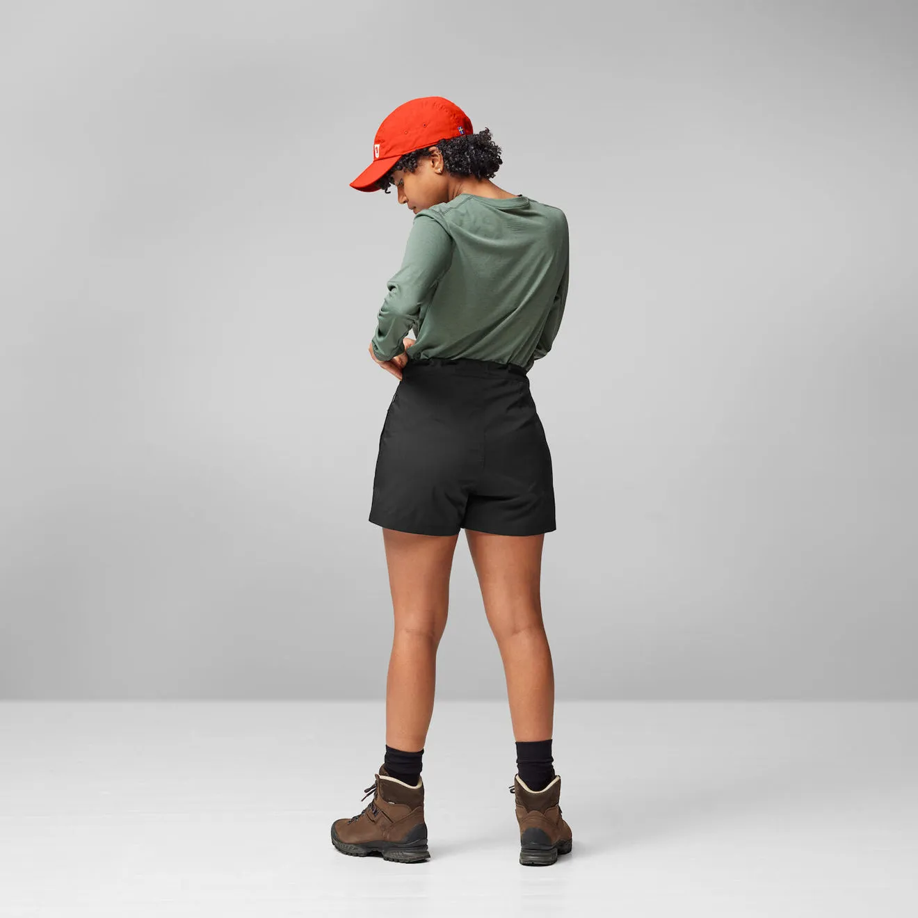Fjallraven Womens Abisko Hike Shorts Black Machine washable