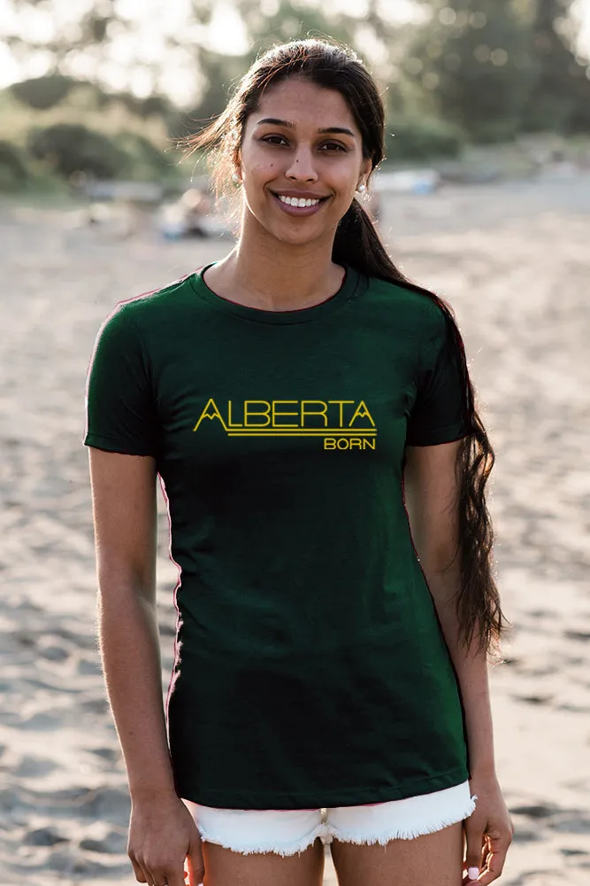 Alberta Born T-shirt (Womens) funky